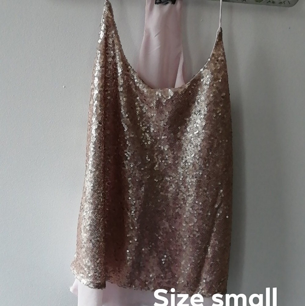 Sequin tank top